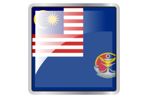 Malaysian Chief of Defence Forces Flag Square icon flag