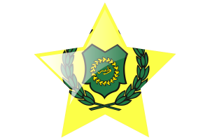 Raja of Perlis Flag Glossy Round Button flag