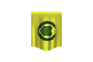 Raja of Perlis Flag for Desk, Table flag