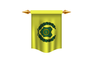 3d Raja of Perlis Standing Flag flag