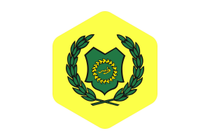 Raja of Perlis Flag Vector Illustration flag