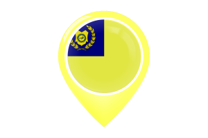 Raja Permaisuri Perlis Flag Map Pin Icon flag