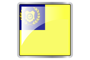 Raja Permaisuri Perlis Flag Square icon flag