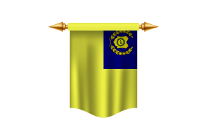 3d Raja Permaisuri Perlis Standing Flag flag