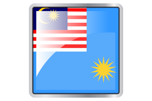 Royal Malaysian Air Force Flag Square icon flag