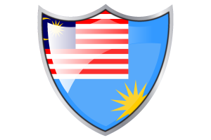 Shield with Flag of Royal Malaysian Air Force flag