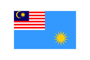 Royal Malaysian Air Force Flag Vector Illustration flag