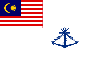 Flag of Royal Royal Malaysian Navy flag