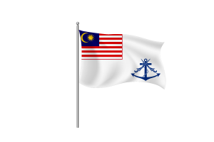 Royal Malaysian Navy Flag Clipart flag