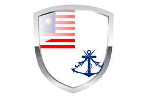 National Flag of Royal Malaysian Navy Clipart flag