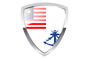 Royal Malaysian Navy Shield Flag flag