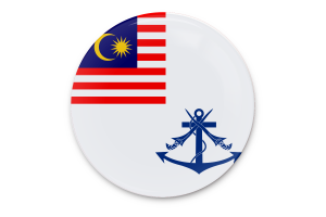 Royal Malaysian Navy Flag Vector Art flag