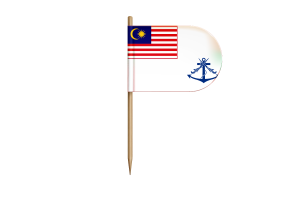 Royal Malaysian Navy Flag for Desk, Table flag