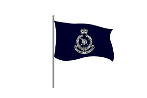 Royal Malaysian Police Flag Clipart flag