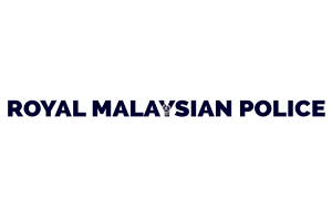 Royal Malaysian Police Text Art flag