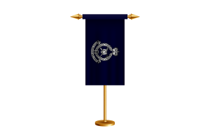 Royal Malaysian Police Ceremonial Flag Vector Free flag