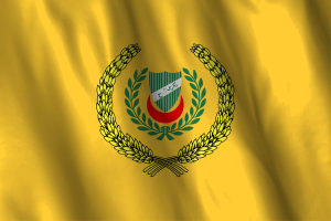 National Flag of Sultan of Kedah flag