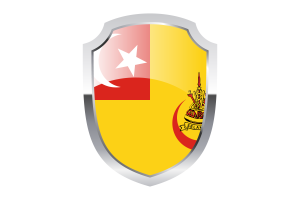 Sultan of Selangor Shield Logo flag