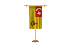Sultan of Selangor Ceremonial Flag Vector Free flag