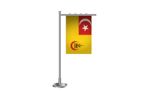 3d Sultan of Selangor Standing Flag flag