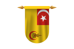 Sultan of Selangor Flag Emblem Vector Images flag