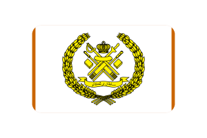 Sultan of Terengganu Flag Rounded Rectangle Vector Illustration flag