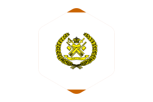 Sultan of Terengganu Flag Rounded Hexagon Shape flag