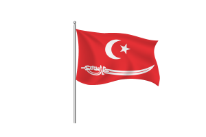 Aceh Sultanate Flag Clipart flag