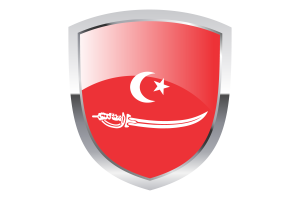 National Flag of Aceh Sultanate Clipart flag