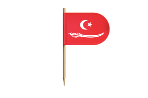 Aceh Sultanate Flag for Desk, Table flag