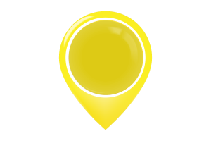 Bruneian Sultanate Flag Map Pin Icon flag