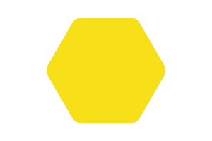 Bruneian Sultanate Flag Illustration Hexagon Rounded Shape flag