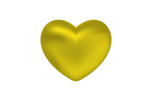 Love of Bruneian Sultanate Heart Shape flag