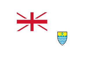  Emblem Crown Colony of Penang flag