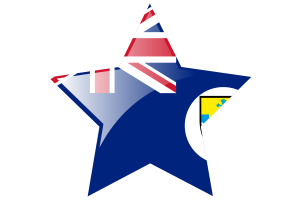 Crown Colony of Penang Flag Star Icon flag