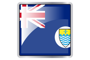 Crown Colony of Penang Flag Square icon flag