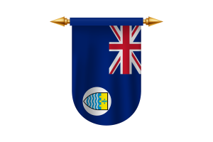 Crown Colony of Penang Flag Emblem Vector Images flag
