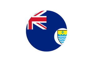 Crown Colony of Penang Flag Circle Vector Free flag