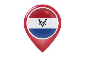 Dutch Malacca Flag Map Pin Icon flag