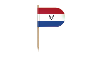 Dutch Malacca Flag for Desk, Table flag