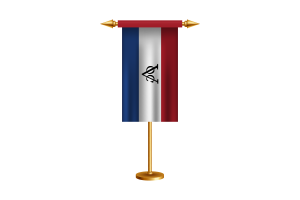 Dutch Malacca Ceremonial Flag Vector Free flag