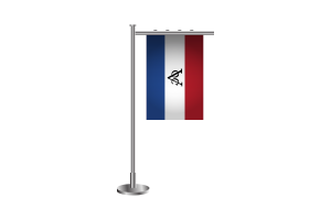 Dutch Malacca Standing Flag flag