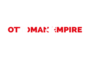 Ottoman Empire Text Art flag