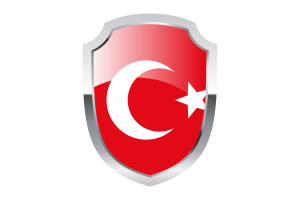 Ottoman Empire Shield Logo flag