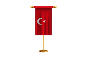 Ottoman Empire Ceremonial Flag Vector Free flag
