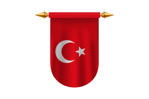 Ottoman Empire Flag Emblem Vector Images flag