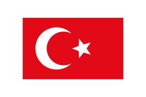 Ottoman Empire Flag Vector Illustration flag