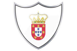 Shield with Flag of Portuguese Malacca flag