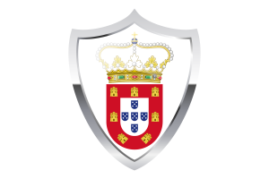 Portuguese Malacca Flag with Medieval Heater Shield flag