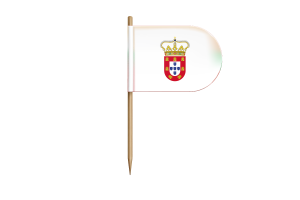 Portuguese Malacca Flag for Desk, Table flag